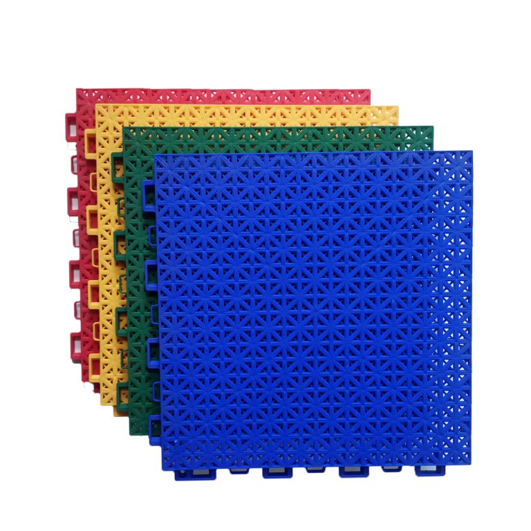 MV-SCT-EC305G court tiles in the five standard colors